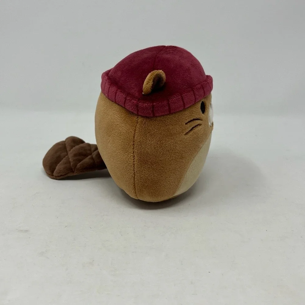 Squishmallows Chip the Beaver Wearing‎ Beanie Hat Plush Toy Stuffed Animal 5